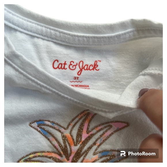 Cat & Jack pineapple tank 3t NWOT - Picture 2 of 2